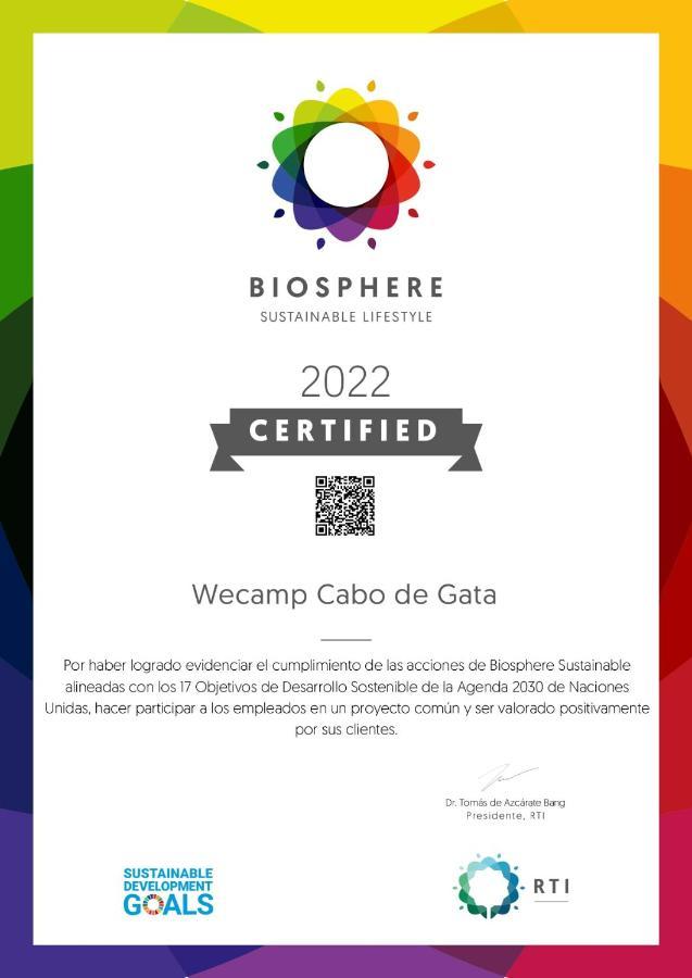 מלון לאס נגראס Wecamp Cabo De Gata מראה חיצוני תמונה